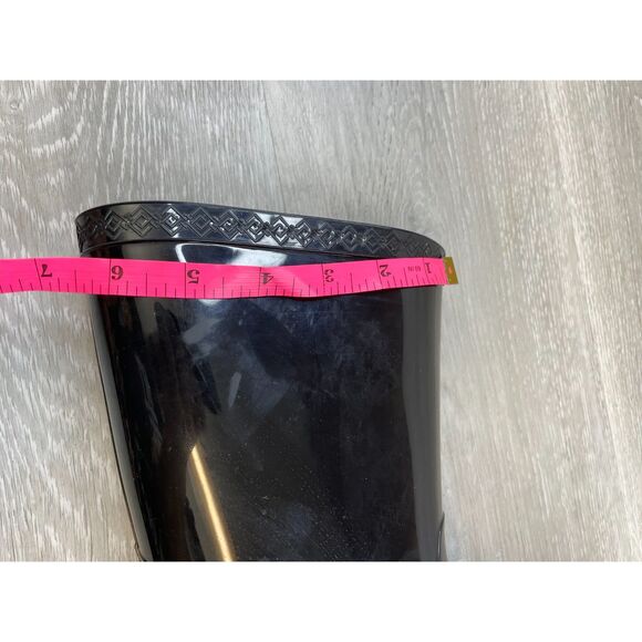 UGG Sienna Women's Boot Rain Waterproof Pull-On Round Toe Patent Rubber 8 Black - Picture 9 of 12